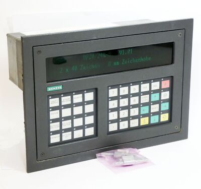 Siemens OP20/240-8 6AV3520-1EL00 E: A0 + 6AV3971-1NA02-0AA0 128KB EPROM -used-