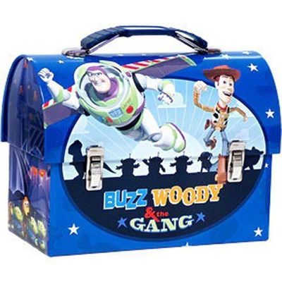 Tin Toolbox Lunch Snack Toy Carrier TOY STORY Woody Buzz Friends