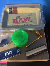 Raw Bundle Papers Grinder Silicon Ring Rolling Accessory Tray Free Shipping