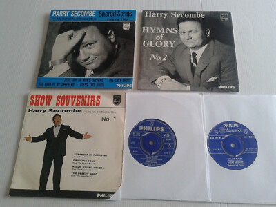 Harry Secombe   5 7  vinyl singles religious content not goons related #2 xmas