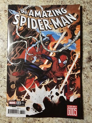   AMAZING SPIDER-MAN #32 ADAM KUBERT GODS VARIANT NM BLACK CAT DOCTOR OCTOPUS