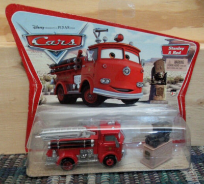 DISNEY PIXAR CARS  ,  2 CAR SET  MOVIE MOMENTS   RED AND STANLEY  WORLD OF CARS