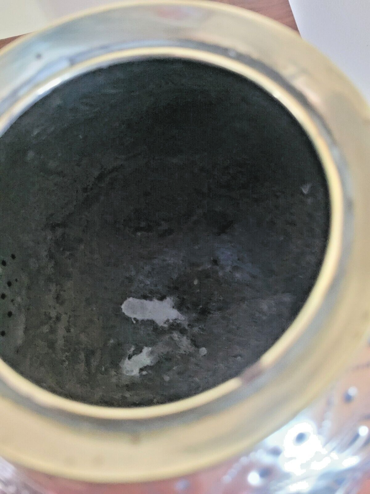 Antique Brass Spirit Kettle with Stand & Burner eBay