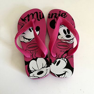 Havaianas Disney Minnie Mouse Flip Flops Girls US 13/1 EU 29/20