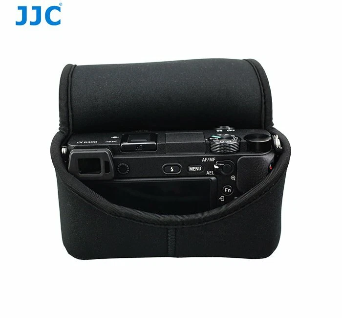 JJC OC-S2BK Neoprene Mirrorless Camera Pouch Case Bag for Sony Canon Nikon etc. - Image 3 of 4