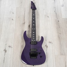 Legator N7fr Ninja 7-string Guitar, Ebony Fretboard, Floyd Rose, Purple Crackle