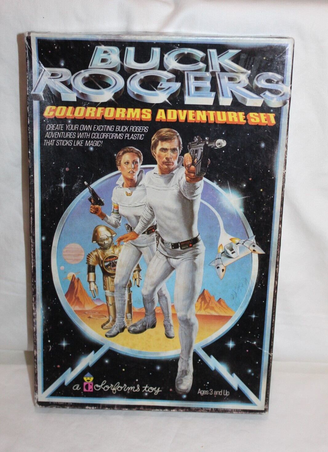 Colorforms B7953 Vintage Buck Rogers Colorforms Adventure Set #645 1979 – RIAT