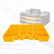 RUGGED TOOLS Storage Bins compatible with Dewalt TSTAK Double Shallow Drawer ...