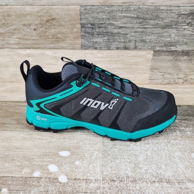 Inov-8 Roclite G 350 Womens Shoes Sz 6.5 Black Teal Waterproof Hiking Sneakers
