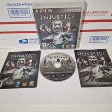 Injustice Gods Among Us PlayStation 3 2013 PS3 Complete w Manual Batman Superman