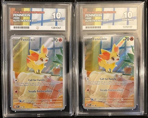 Fennekin 080 Me: Mega Evolution Promo Holo - ACE Grade 10
