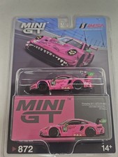 Mini GT #872 Porsche 911 GT3 R #80 AO Racing 2023 IMSA VIRginia Roxy 872 (NRFB)