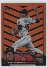 2023 Topps Update Orange & Black Foil Carlos Vargas #US67 1gj7
