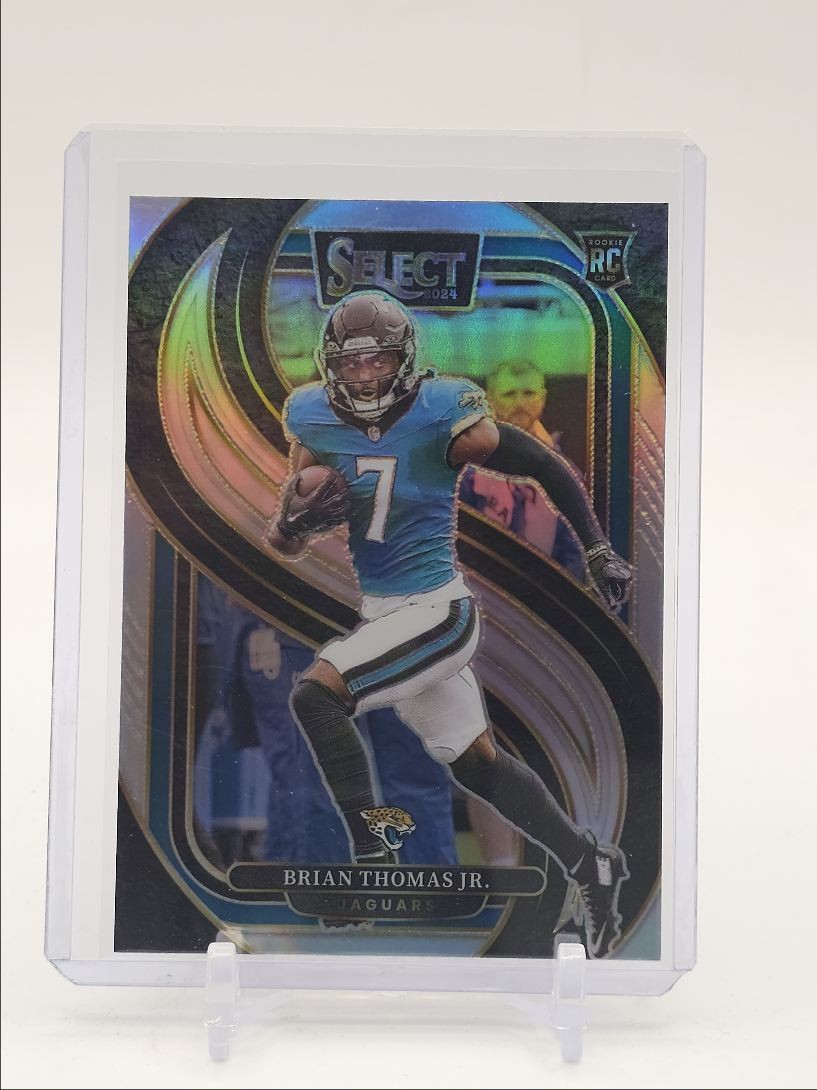 BRIAN THOMAS JR. 2024 SELECT PREMIER LEVEL ROOKIE SILVER PRIZM RC Q3098