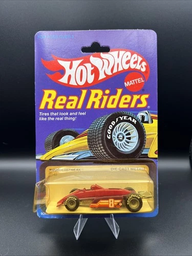 Hot Wheels Real Riders Thunderstreak Maroon 1982 9545 GYG Vintage *damaged case