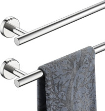 Chrome Towel Bar, 27 Inch 304 Stainless Steel Thicken 0.8Mm Towel Rack Bathroom,