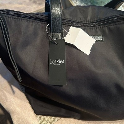 Botkier Black Nylon & Leather Large Tote Botkier Black Nylon Large Tote Bag With Leather Trim  main image 4