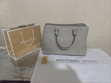 Women’s Michael Kors Savannah Satchel Bag In Neutral Grey