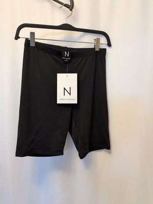 Naked Wardrobe nwt black made in usa long shorts soft feel