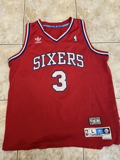 Adidas Allen Iverson Hardwood Classic NBA Jersey Philadelphia 76ers Sixers Sz L