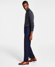 Michael Kors Mens Classic fit Dress Pants 42 / 32 Blue Striped