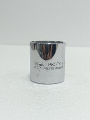 PROTO 5442 1-5/16 IN SOCKET 1/2 IN DRIVE 12 POINT CHROME PROFESSIONAL USA NEW