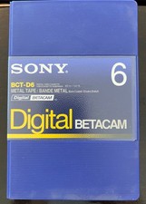 Sony BCT-D6 Digital Betacam Tape 6 min New 