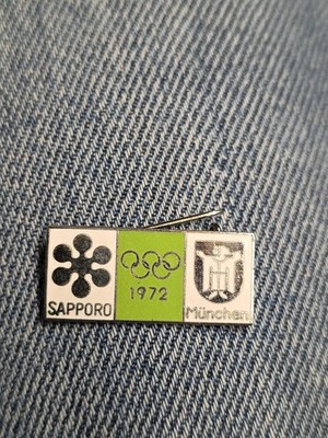 Alte Brosche Sapporo Olympiade München 1972 [602] 