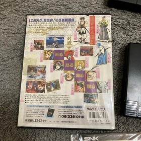 SNK Neo Geo Neogeo AES ROM Console System with 4Games Tested