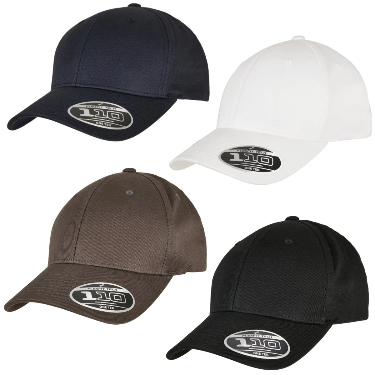 Flexfit 110 organic cap baseball cap hat Cappy peaked cap organic cotton cap