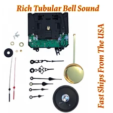 High-Quality Quartz Clock Movement Kit with Hands & Hardware – Easy DIY Replacem