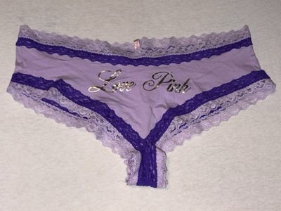 Victoria s Secret Love Pink 2014 Extra Low Rise Cheeky cotton Underwear Panty M