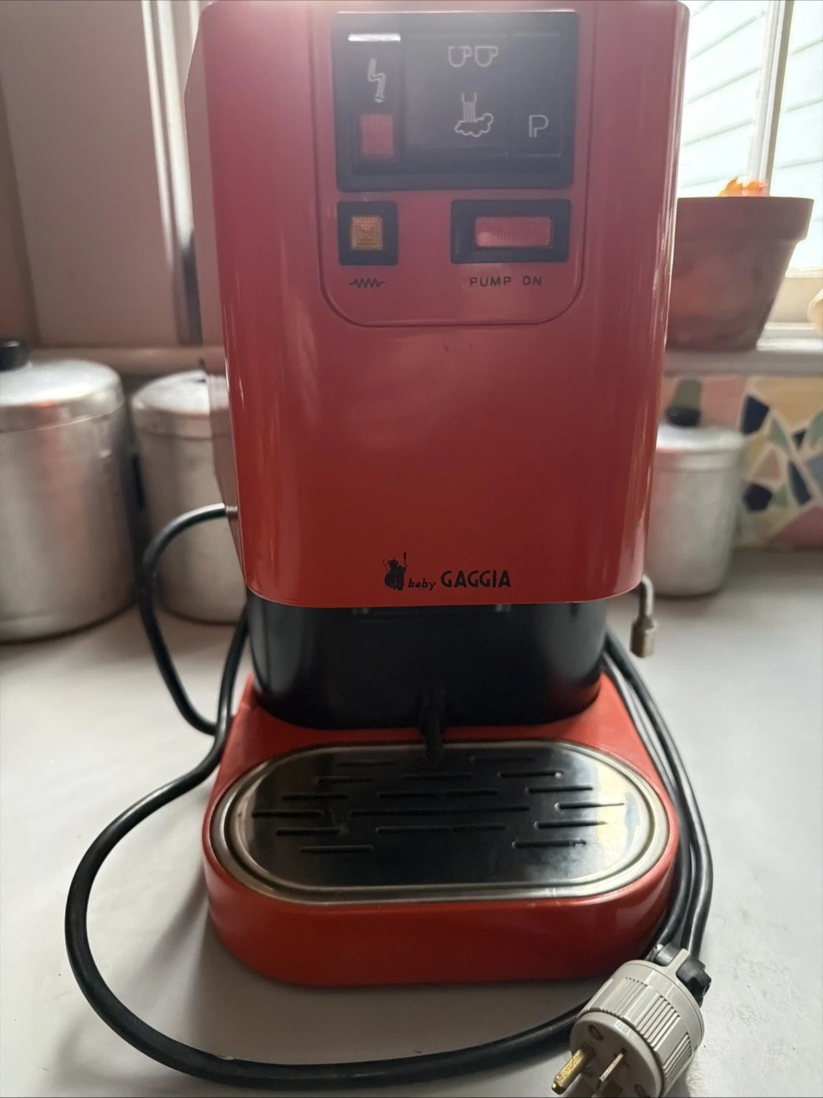 Baby Gaggia 1970s Espresso Machine Italy Orange 11093
Opens in a new window or tab
