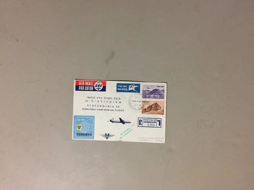 Israel registered special flight via SAS to Stockholm EXPO st and Expo label