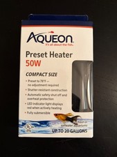 Aqueon Preset Aquarium Heater 50 Watts for Aquariums up to 20 Gallons