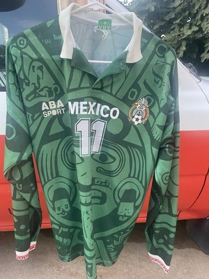 Mexico 1998 ABA Sports Jersey Autograph Luis Hernandez 11 Game