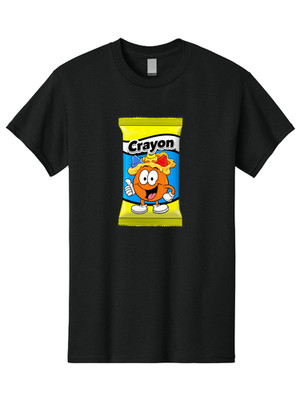 Crayon-2 Mens Graphic Tee, 100% Cotton, Casual Summer Wear