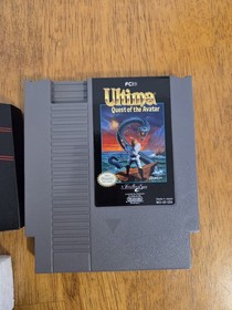 Ultima: Quest of the Avatar (Nintendo Entertainment System, NES) Box And Game
