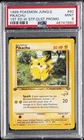 1999 POKEMON JUNGLE 1ST EDITION W STAMP DUELIST PROMO #60 PIKACHU PSA 9