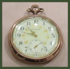ANTIQUE 125 YEARS OLD AMERICAN WALTHAM 15 JEWELS GOLD FILLED POCKET WATCH