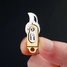Ultra - Compact Collapsible V - shaped Grinding Edge Keychain for Daily Use USA