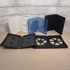 Empty DVD/Blu-ray Jewel Cases - RANDOM COLOR MIX Lot 50 Cases 