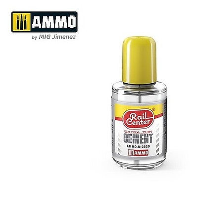 Ammo Rail Center Extra Thin Cement (35ml bottle) - Hobby and Plastic Model