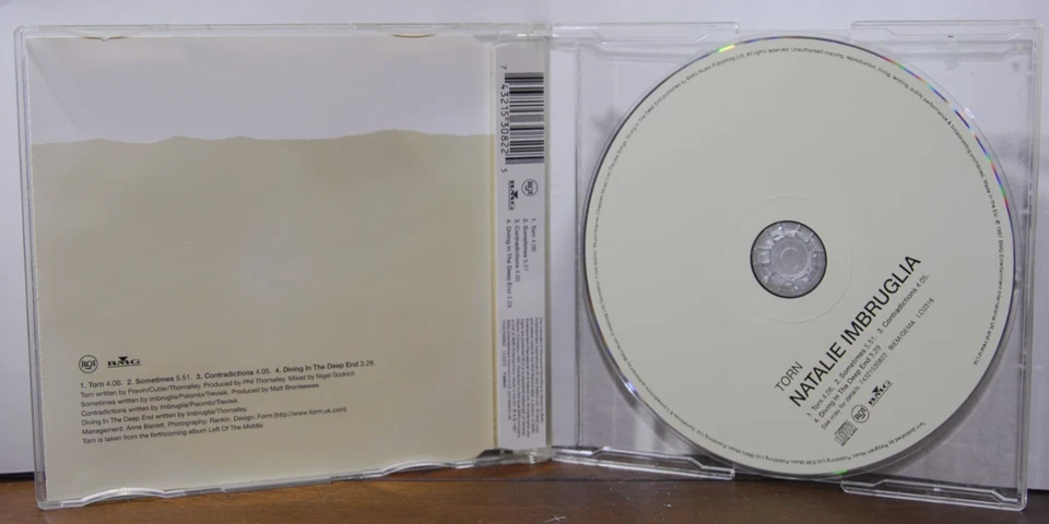 Maxi - CD - BMG - Torn - Natalie Imbruglia - Zustand Excellent (1147) - Bild 3 von 4