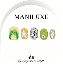 Maniluxe Qianbaidu Original Niche 3D Graffiti 2026 New Premium Handmade Wearab