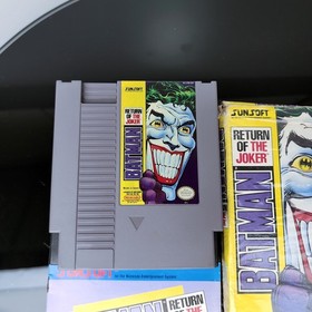 Batman Return of the Joker CIB Nintendo NES Juego Completo + Caja + Manual Sunsoft