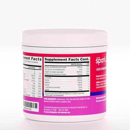 AdvoCare Spark - Mezcla de bebidas energéticas - Vitaminas y aminoácidos 10,5 onzas (paquete de 1)  Foto 3 de 4