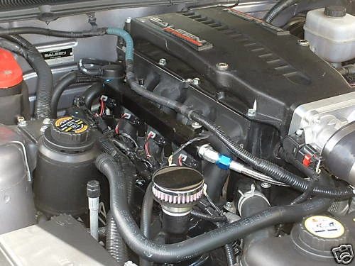 Respirador de cubierta de válvula para Ford Flex 2010-2015 3,5 L EcoBoost (negro plano) Foto 3 de 3