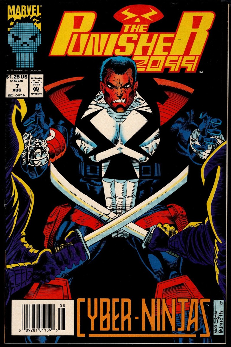 マーベルヒーローズ パニッシャー スパイダーマン ウルヴァリン PUNISHER WAR JOURNAL #7, vs Wolverine, NM, X-Men, Jim Lee