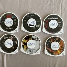 Lot of 6 PSP Disks. SawII, Terminator, S.W.A.T  